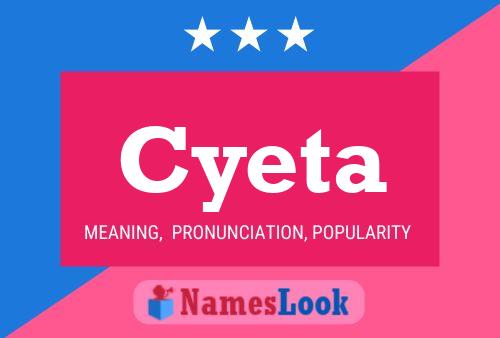 ملصق اسم Cyeta