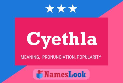 ملصق اسم Cyethla