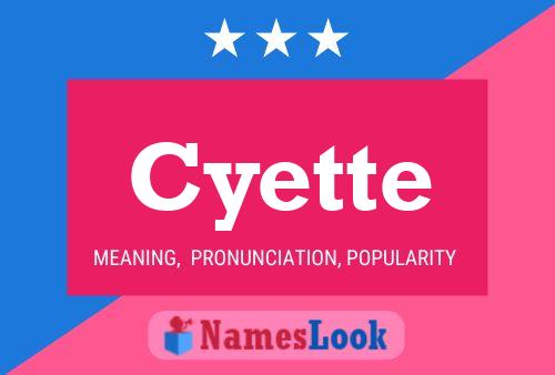 ملصق اسم Cyette