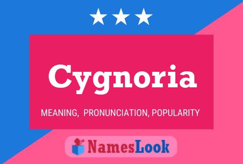 ملصق اسم Cygnoria