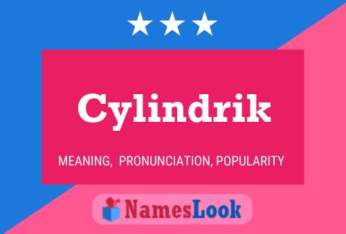 ملصق اسم Cylindrik