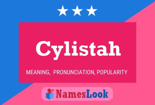 ملصق اسم Cylistah