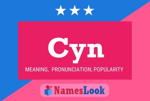 ملصق اسم Cyn