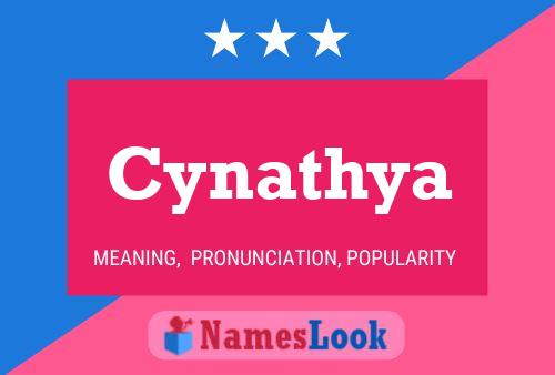 ملصق اسم Cynathya