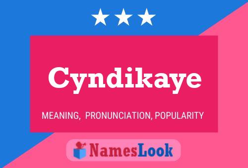 ملصق اسم Cyndikaye