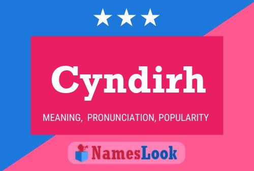 ملصق اسم Cyndirh