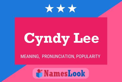 ملصق اسم Cyndy Lee