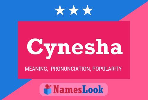 ملصق اسم Cynesha