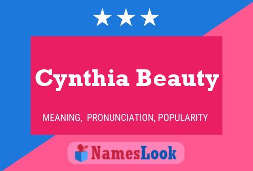 ملصق اسم Cynthia Beauty