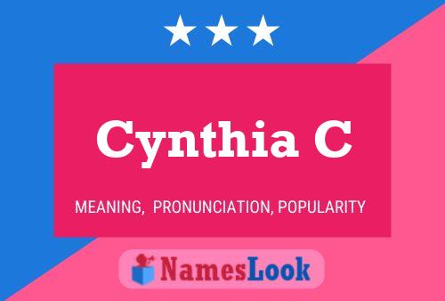 ملصق اسم Cynthia C