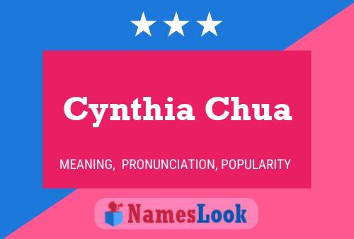 ملصق اسم Cynthia Chua