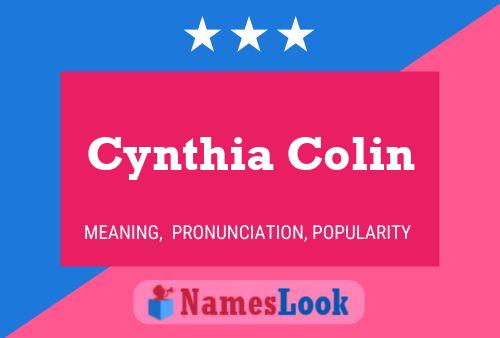 ملصق اسم Cynthia Colin