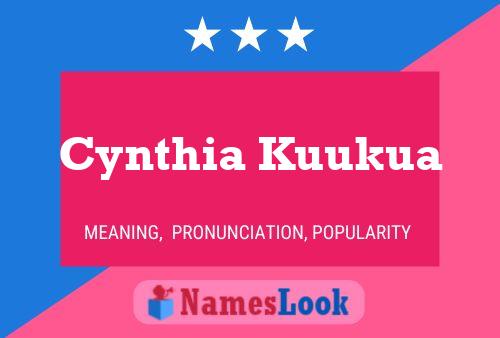 ملصق اسم Cynthia Kuukua