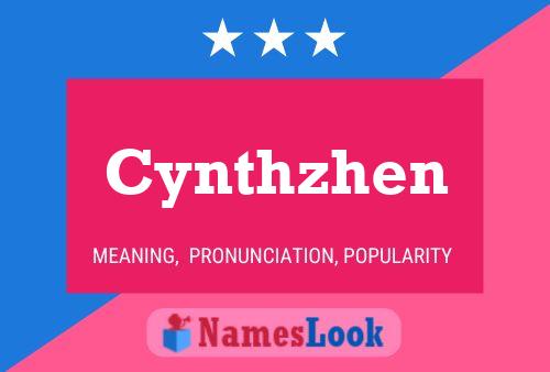 ملصق اسم Cynthzhen