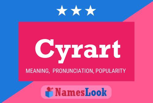 ملصق اسم Cyrart