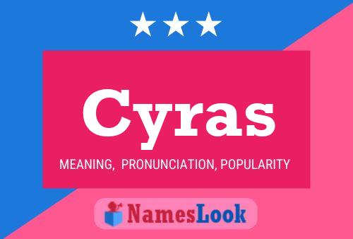 ملصق اسم Cyras