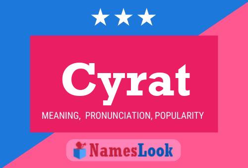 ملصق اسم Cyrat