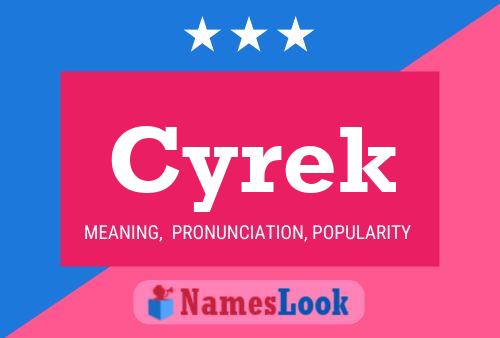 ملصق اسم Cyrek