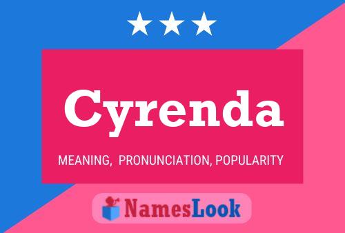 ملصق اسم Cyrenda