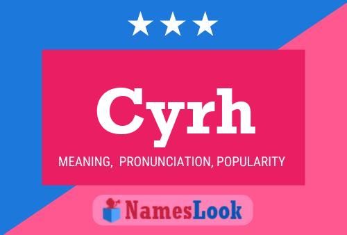 ملصق اسم Cyrh