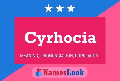 ملصق اسم Cyrhocia