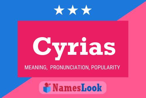 ملصق اسم Cyrias