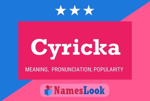 ملصق اسم Cyricka