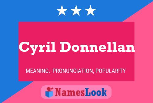 ملصق اسم Cyril Donnellan