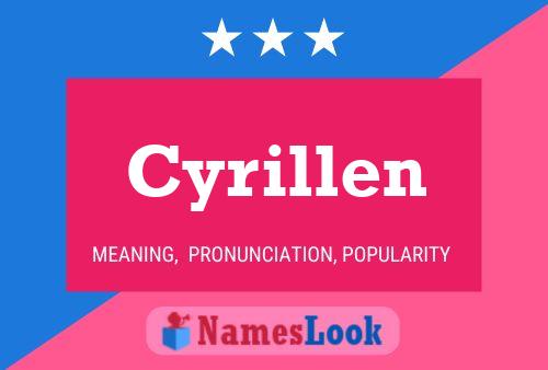 ملصق اسم Cyrillen