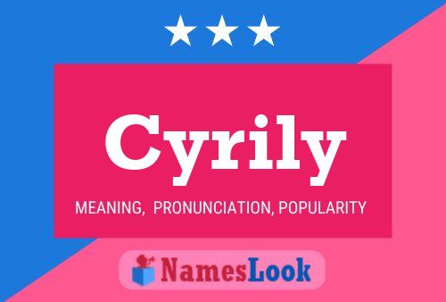 ملصق اسم Cyrily