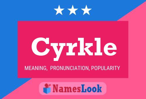 ملصق اسم Cyrkle