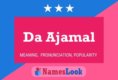 ملصق اسم Da Ajamal