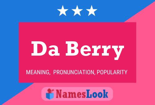 ملصق اسم Da Berry