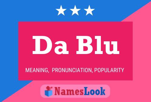 ملصق اسم Da Blu