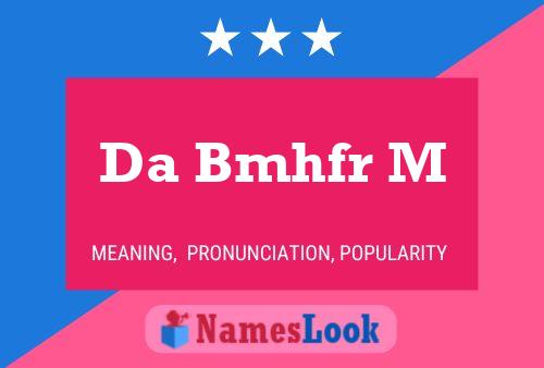 ملصق اسم Da Bmhfr M