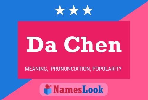 ملصق اسم Da Chen