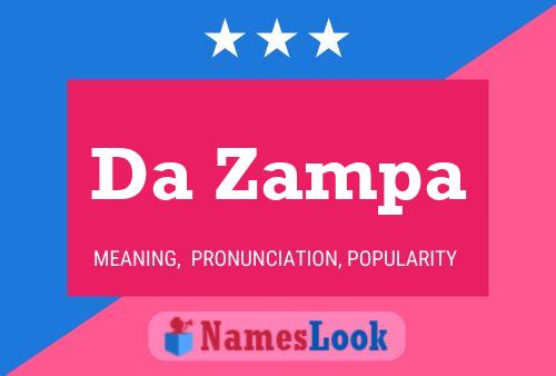 ملصق اسم Da Zampa