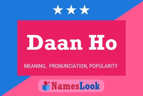 ملصق اسم Daan Ho