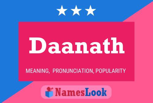 ملصق اسم Daanath