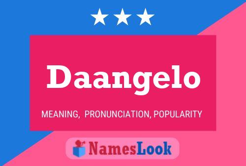 ملصق اسم Daangelo