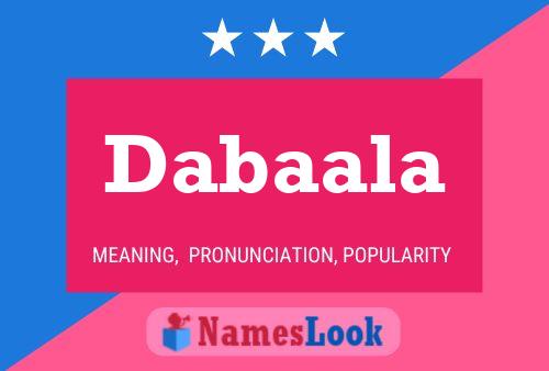 ملصق اسم Dabaala