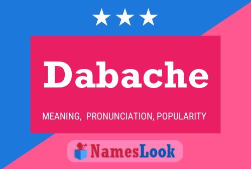 ملصق اسم Dabache