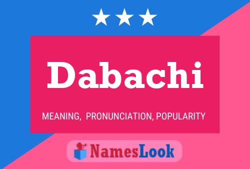 ملصق اسم Dabachi