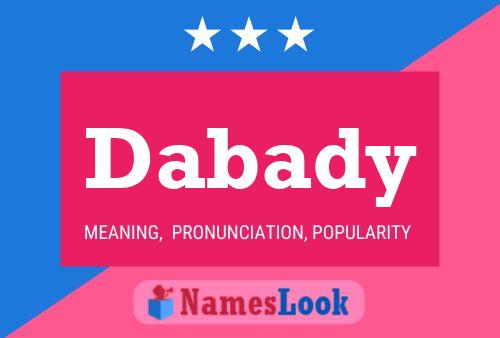 ملصق اسم Dabady