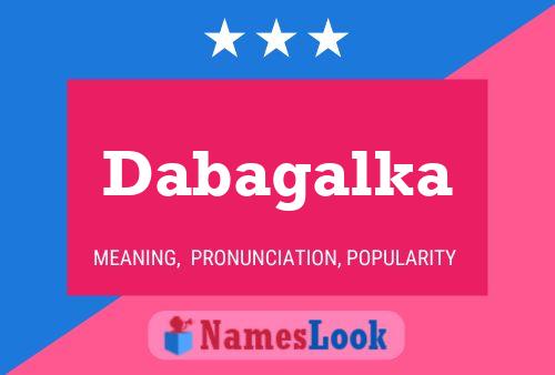 ملصق اسم Dabagalka