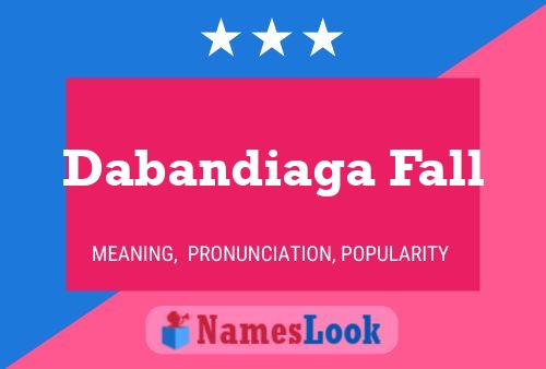 ملصق اسم Dabandiaga Fall