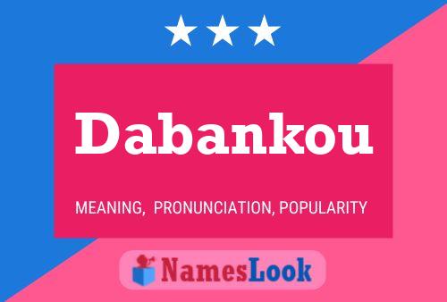 ملصق اسم Dabankou