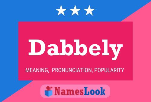 ملصق اسم Dabbely