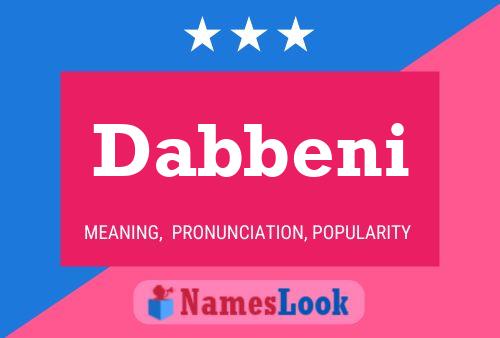 ملصق اسم Dabbeni