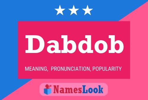 ملصق اسم Dabdob